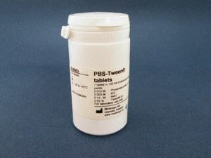 Phosphate Buffered Saline with Tween 20 (PBS-T) (pH 7.4) (100 mL) (100 tablets)