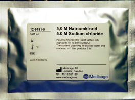 Sodium Chloride (NaCl) Powder (5 M ) (1 L) (5 pouches)