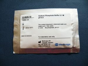 Sodium Phosphate (NaPi) Buffer (0.1 M) (pH 6.5) (1 L) (10 pouches)